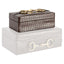 Storage box Rex dark brown small