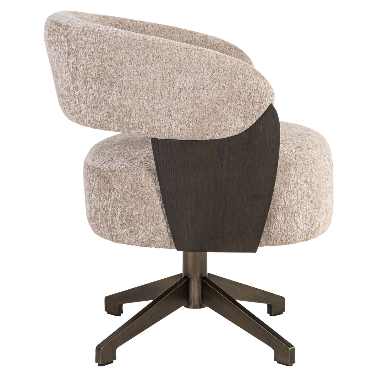 Dining chair Pollux be easy sand oak - swivel