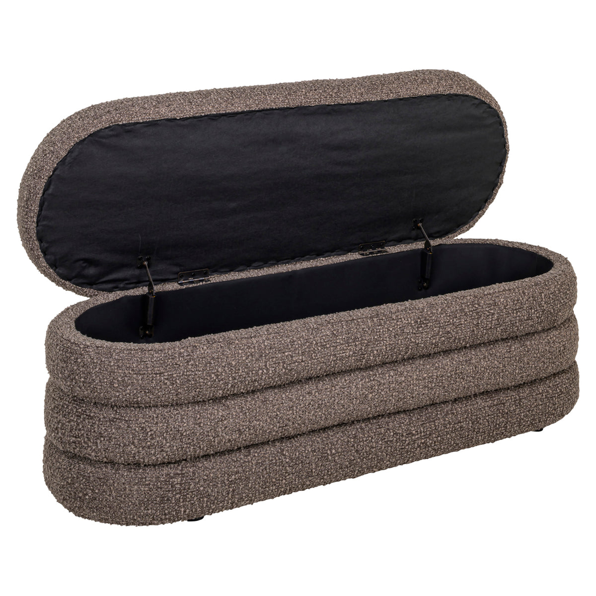 Pouffe & Footstool Camille brown chunky