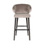 Bar stool Indigo khaki velvet