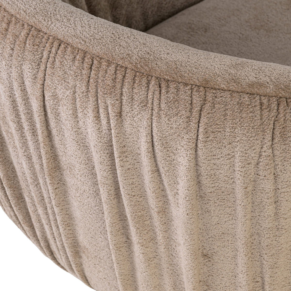 Dining chair Cassi sand soft swivel
