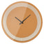Wall lamp Julia brown - Led Clock