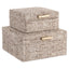 Storage box Chalenny brown small