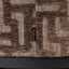 Pouffe & Footstool Lexie brown labyrinth 70Ø
