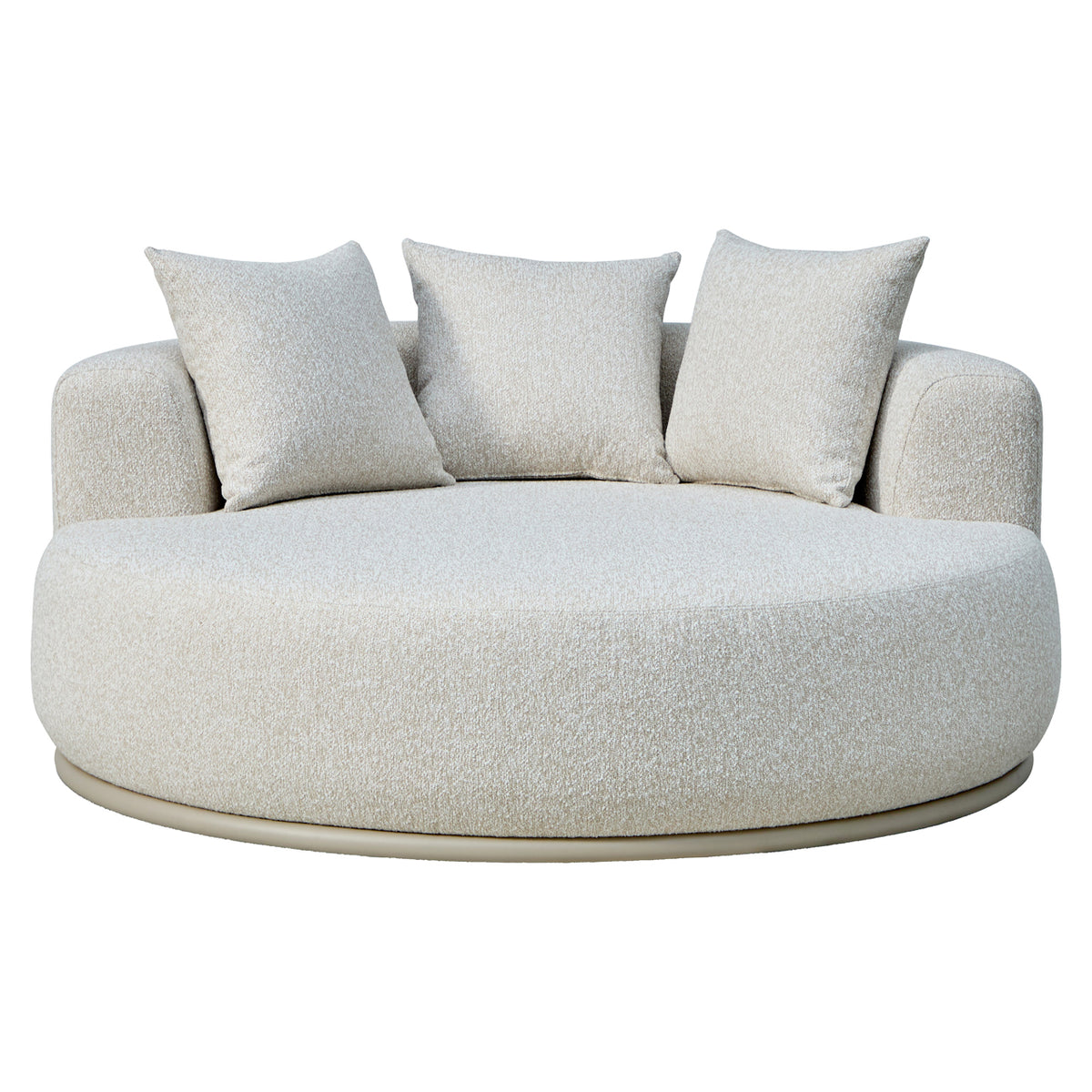 Outdoor daybed Belucci ecru round