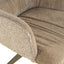 Dining chair Chase cream blockweave swivel