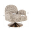 Lounge chair Kagney brown omara swivel