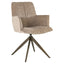 Dining chair Chase cream blockweave swivel