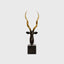 Deer Head Bronze Sculpture