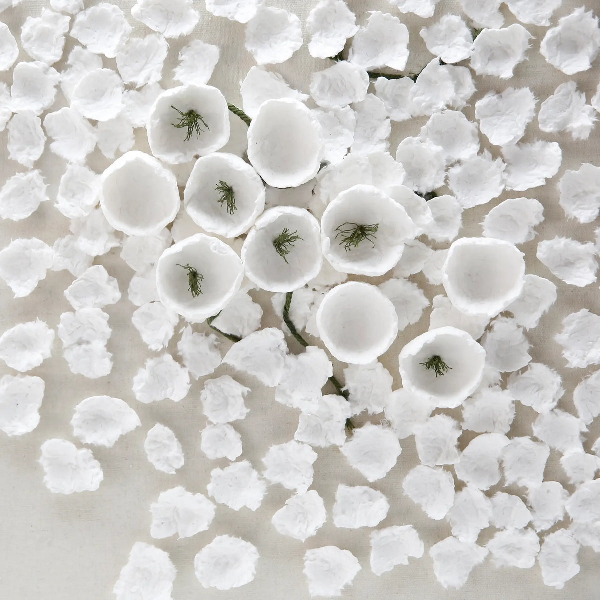 Snowfloral Handmade Dimensional Paper Wall Art