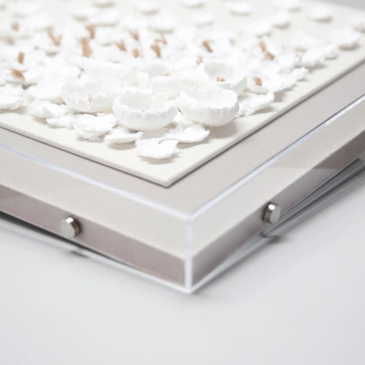 Whitescape Handmade Dimensional Paper Wall Art