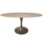 Sutton Oval Dining Table in Travertine Ceramic - 180cm