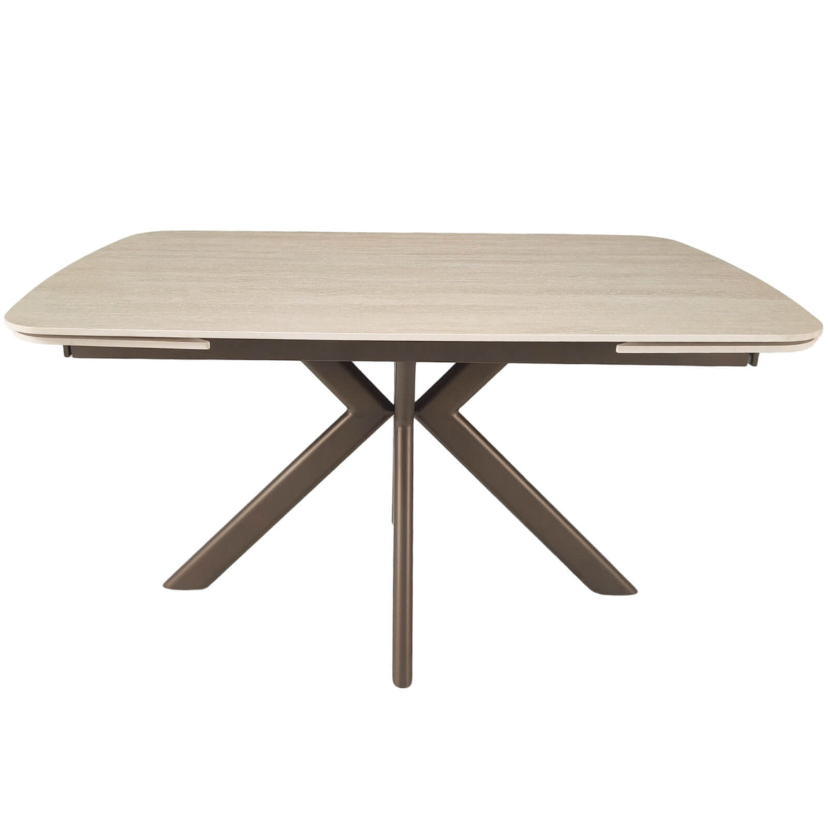 Cote Extending Dining Table in Travertine Ceramic - 140-200cm