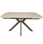 Cote Extending Dining Table in Travertine Ceramic - 140-200cm