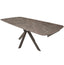 Cote Extending Dining Table in Latte Stone Ceramic - 140-200cm