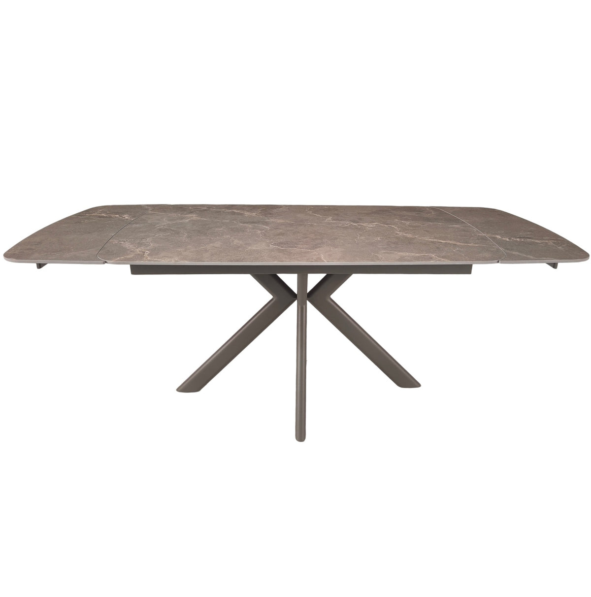 Cote Extending Dining Table in Latte Stone Ceramic - 140-200cm
