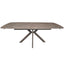 Cote Extending Dining Table in Latte Stone Ceramic - 140-200cm