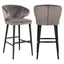 Bar stool Indigo stone velvet