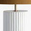 DI Designs Lighting Lamp | Large Ribbed Gesso House of Isabella UK