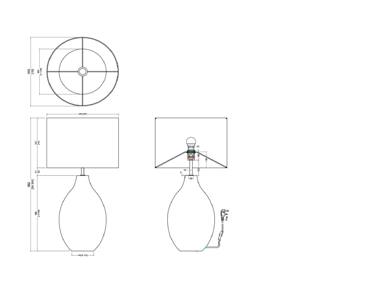 DI Designs Lighting Lamp | Large Round Gesso House of Isabella UK