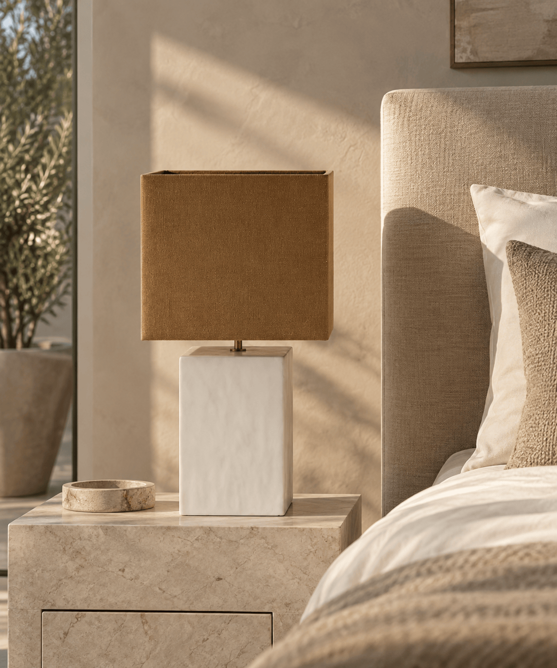 DI Designs Lighting Lamp | Small Rectangular Gesso House of Isabella UK
