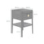 DI Designs Living Abberley Bedside Table | One Drawer | Black House of Isabella UK