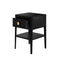 DI Designs Living Abberley Bedside Table | One Drawer | Black House of Isabella UK