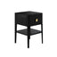 DI Designs Living Abberley Bedside Table | One Drawer | Black House of Isabella UK