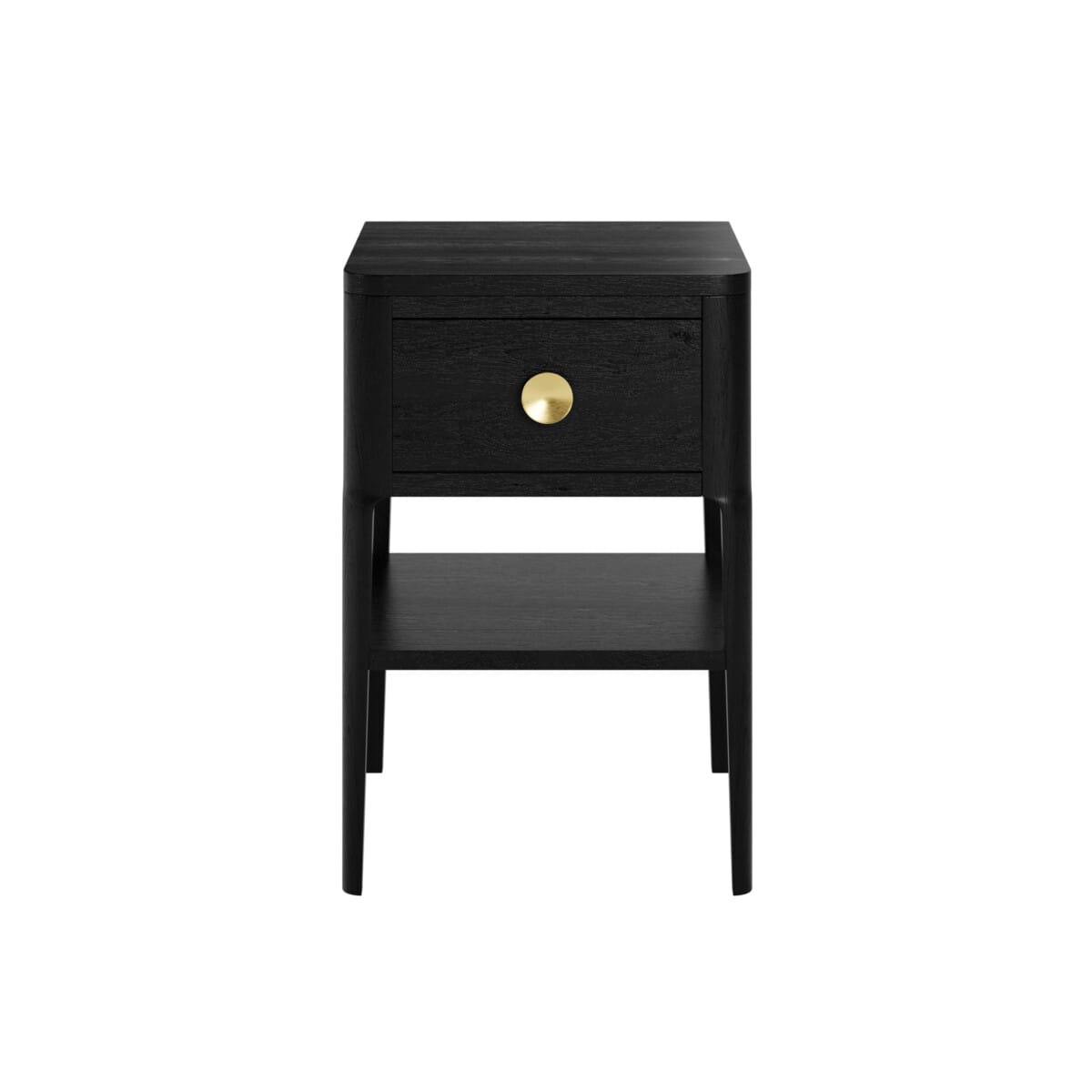 DI Designs Living Abberley Bedside Table | One Drawer | Black House of Isabella UK
