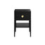 DI Designs Living Abberley Bedside Table | One Drawer | Black House of Isabella UK