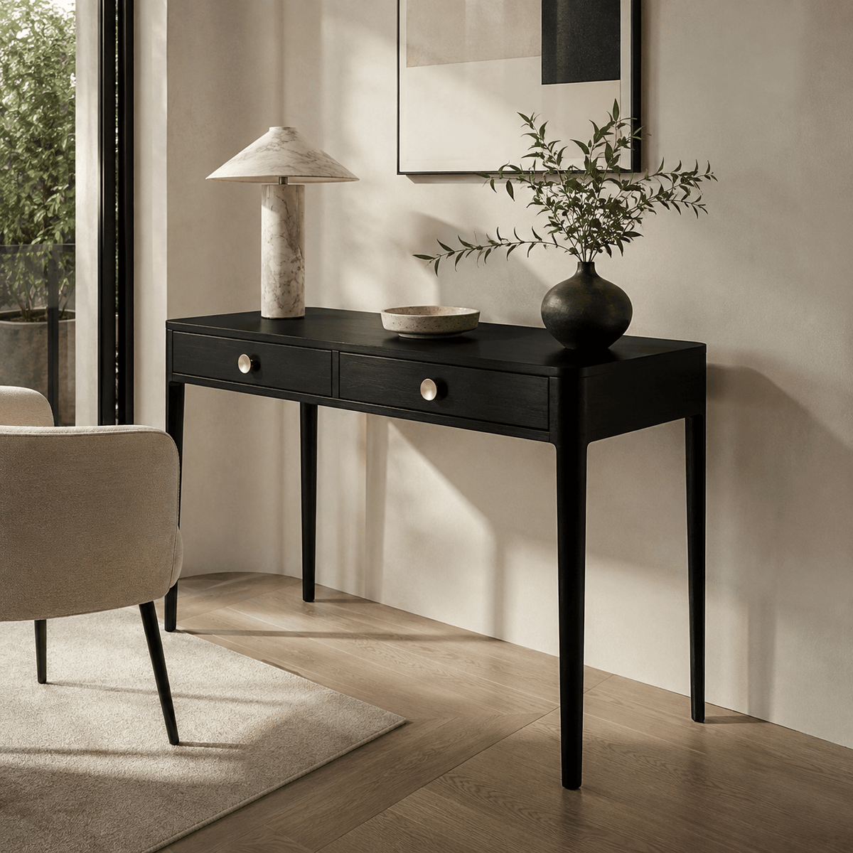 DI Designs Living Abberley Desk - Black House of Isabella UK