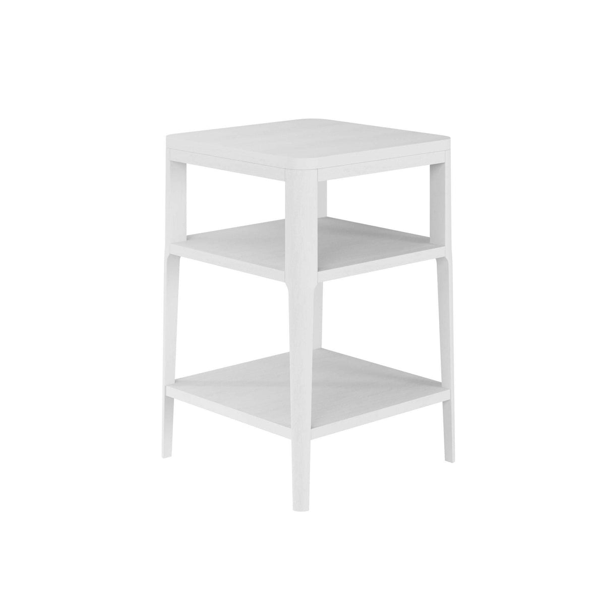 Abberley End Table - White.