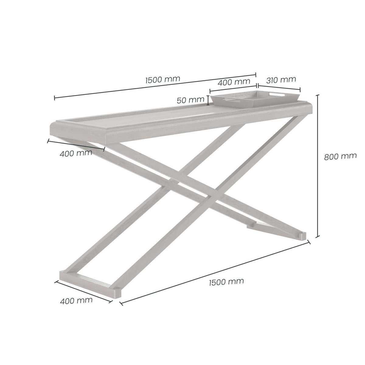 DI Designs Living Bentley Console Table | Oak House of Isabella UK