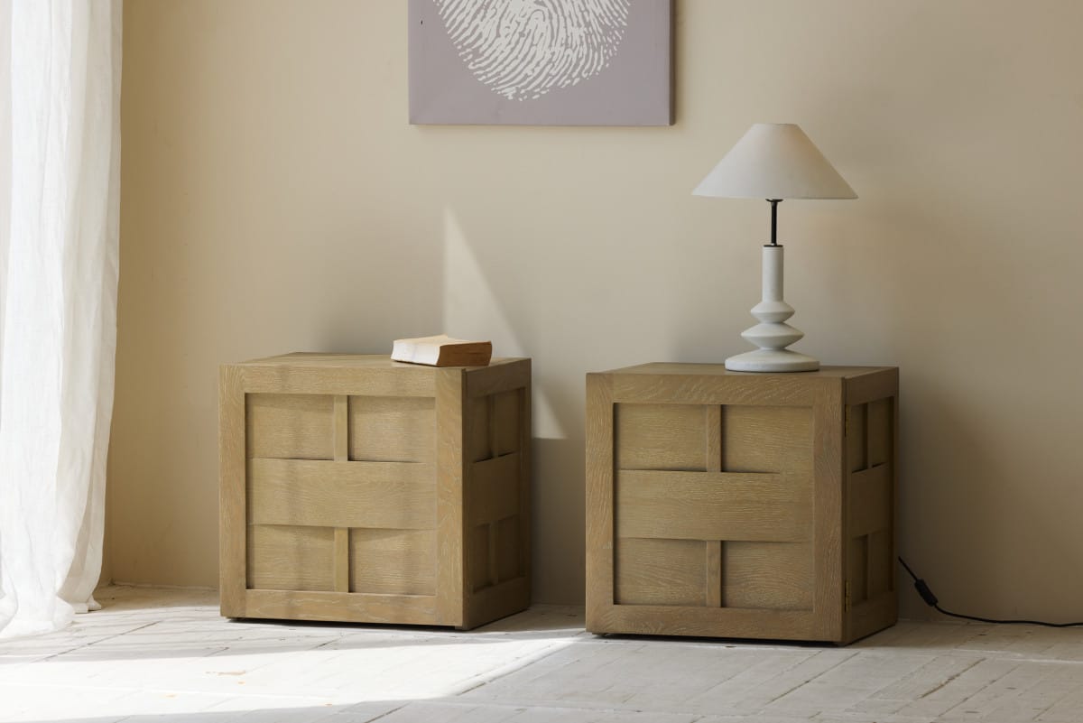 DI Designs Living Broadway Bedside Table | Oak House of Isabella UK