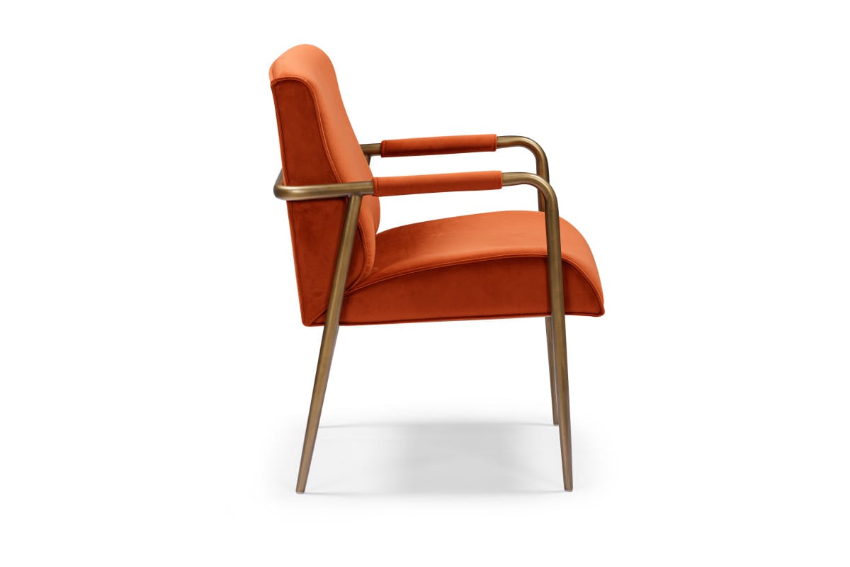 DI Designs Living Campden Club Chair | Rust Orange House of Isabella UK