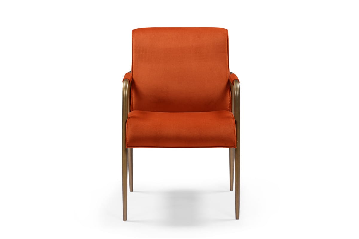 DI Designs Living Campden Club Chair | Rust Orange House of Isabella UK