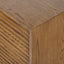 DI Designs Living Charlton Bedside Table | Oak in Walnut Finish House of Isabella UK