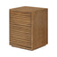DI Designs Living Charlton Bedside Table | Oak in Walnut Finish House of Isabella UK