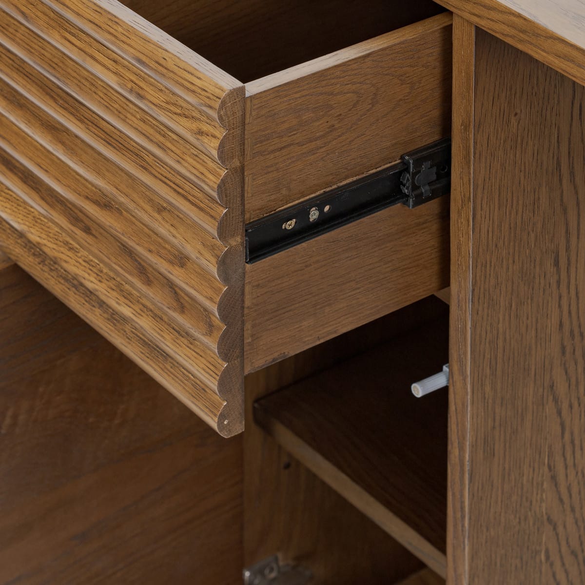 DI Designs Living Charlton Desk | Oak in Walnut Finish House of Isabella UK