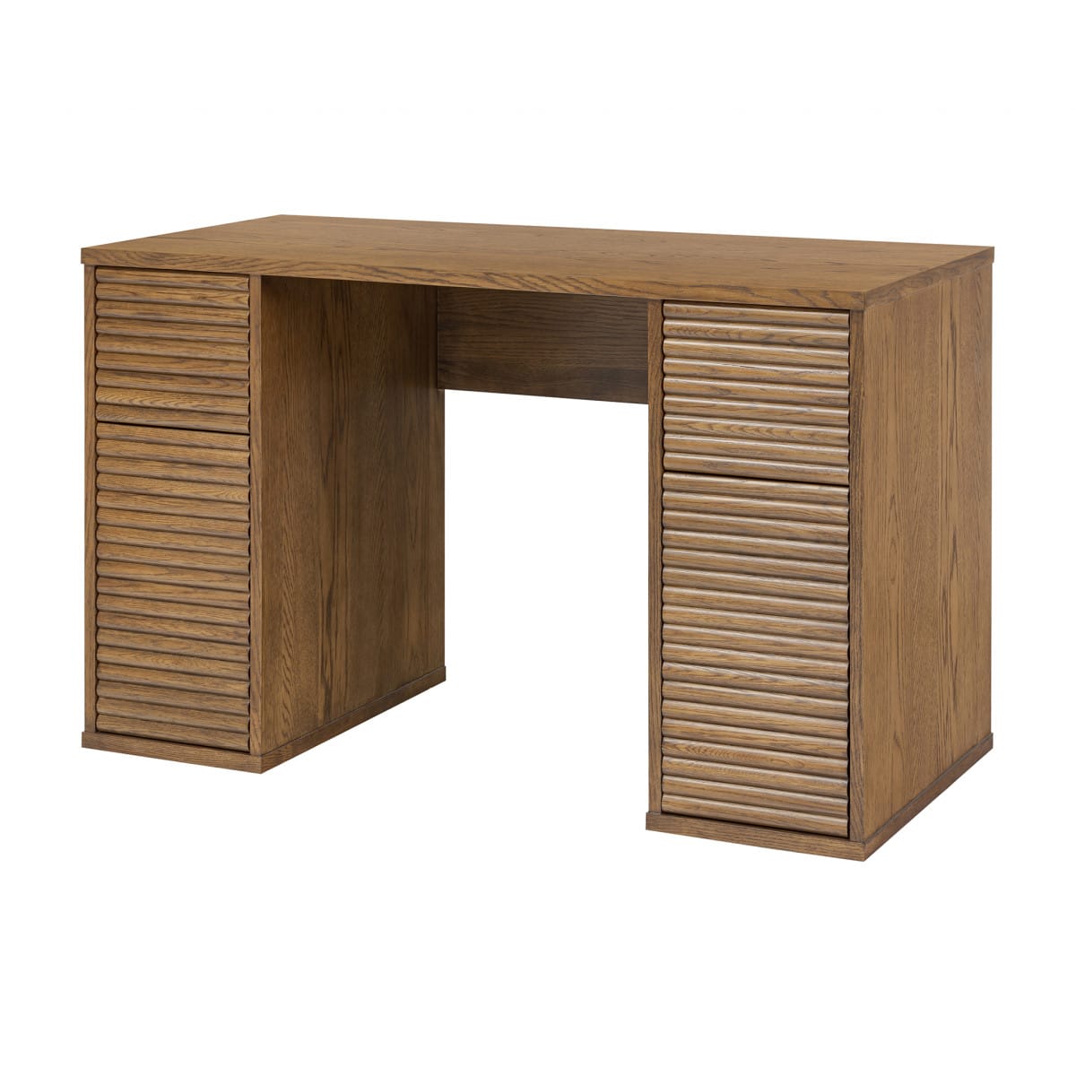 DI Designs Living Charlton Desk | Oak in Walnut Finish House of Isabella UK