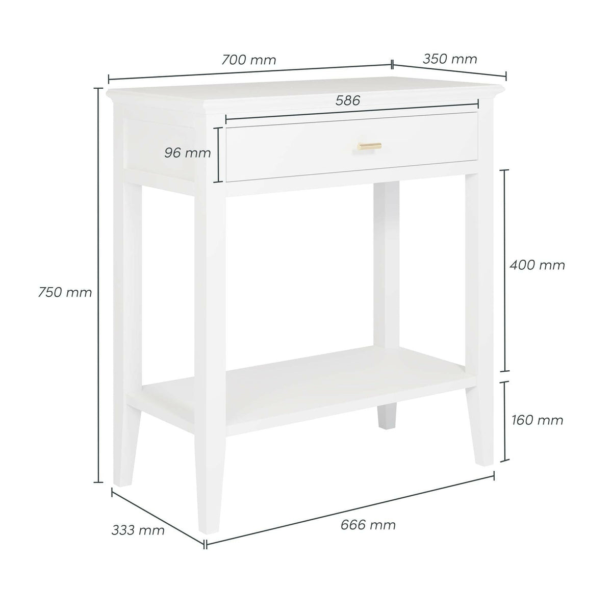 Chilworth Console - White.