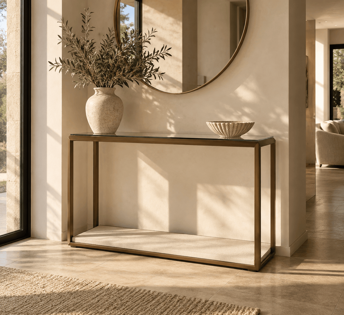DI Designs Living Elmley Console Table | Ivory House of Isabella UK