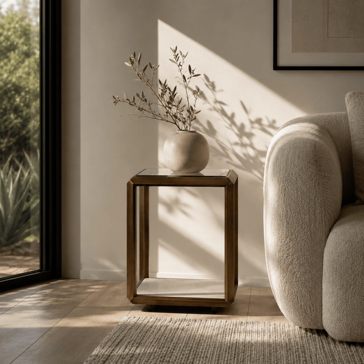 DI Designs Living Elmley End Table Ivory House of Isabella UK