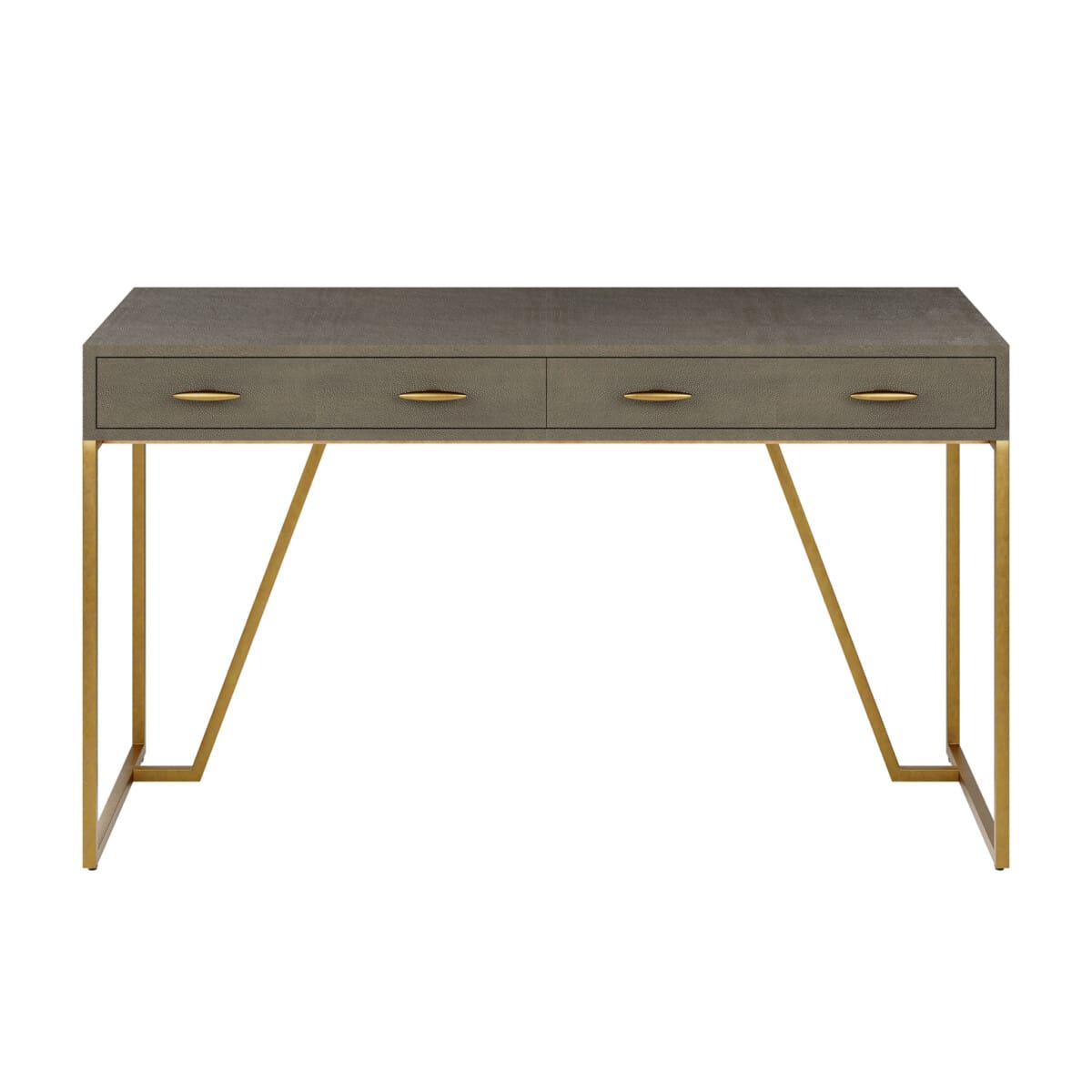 DI Designs Living Hampton Desk | Grey Shagreen House of Isabella UK