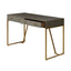 DI Designs Living Hampton Desk | Grey Shagreen House of Isabella UK
