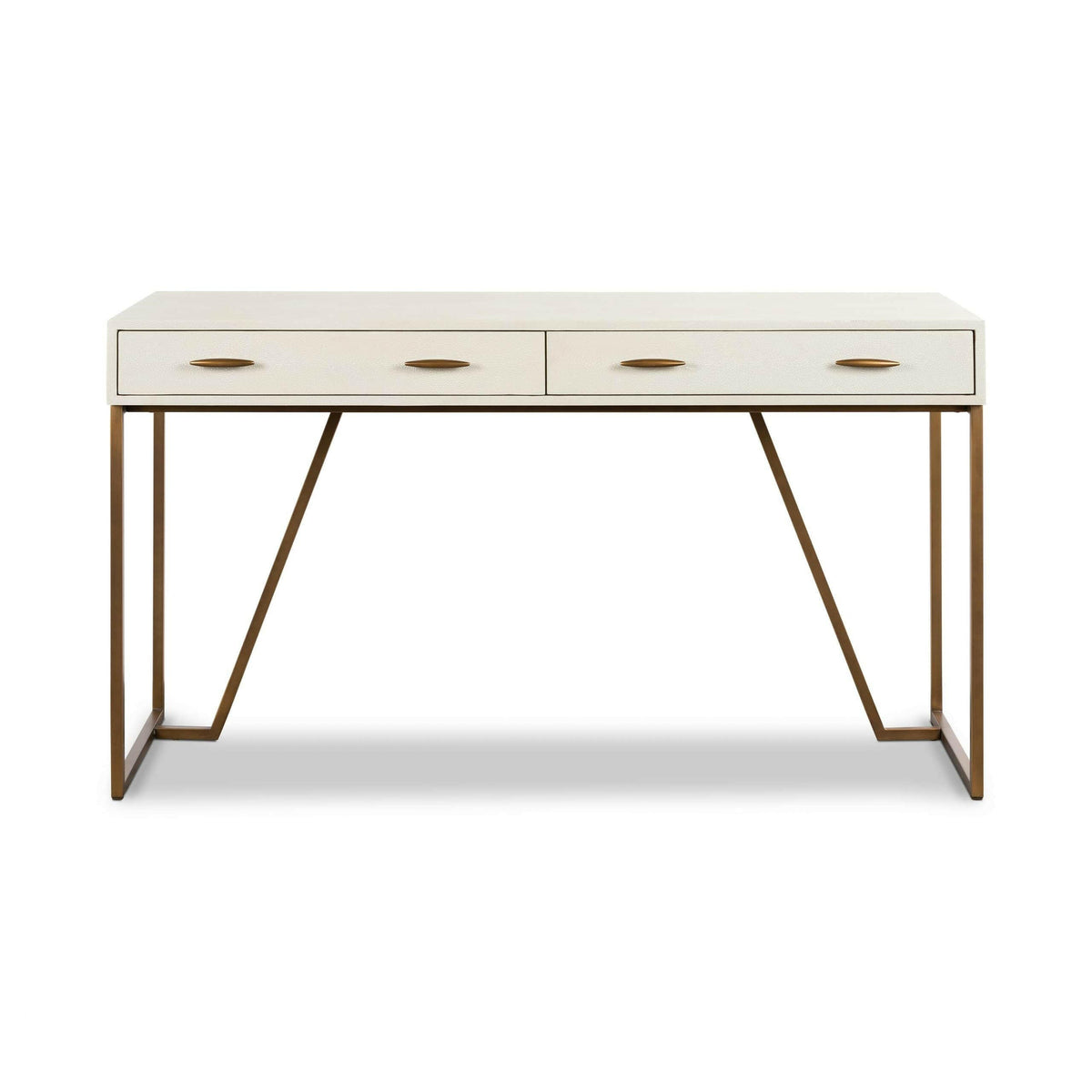 Hampton Desk - Ivory Shagreen.
