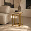 DI Designs Living Hampton Nest Table - Ivory Shagreen - 2 piece House of Isabella UK