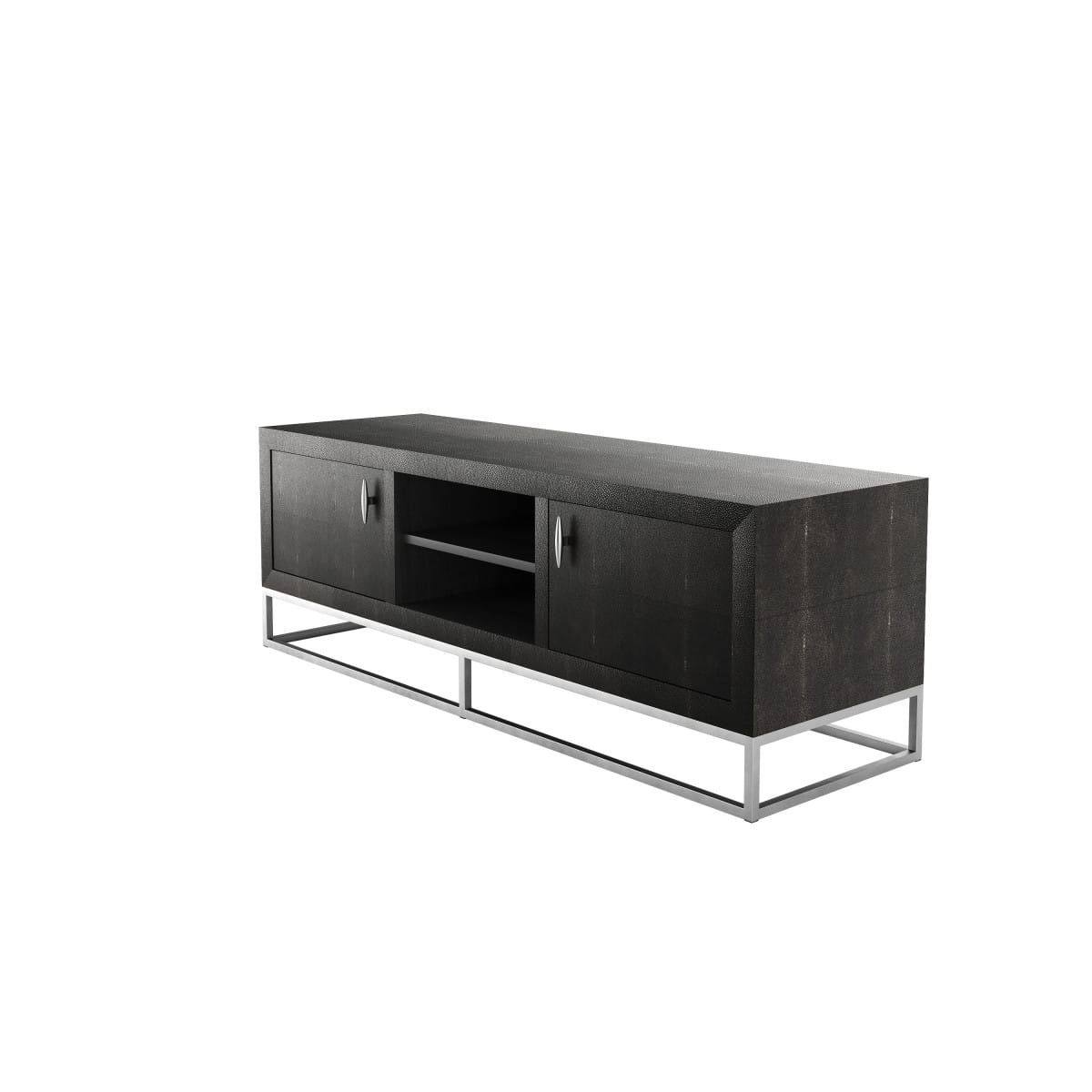 DI Designs Living Hampton TV Unit | Black Shagreen House of Isabella UK