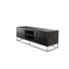 DI Designs Living Hampton TV Unit | Black Shagreen House of Isabella UK