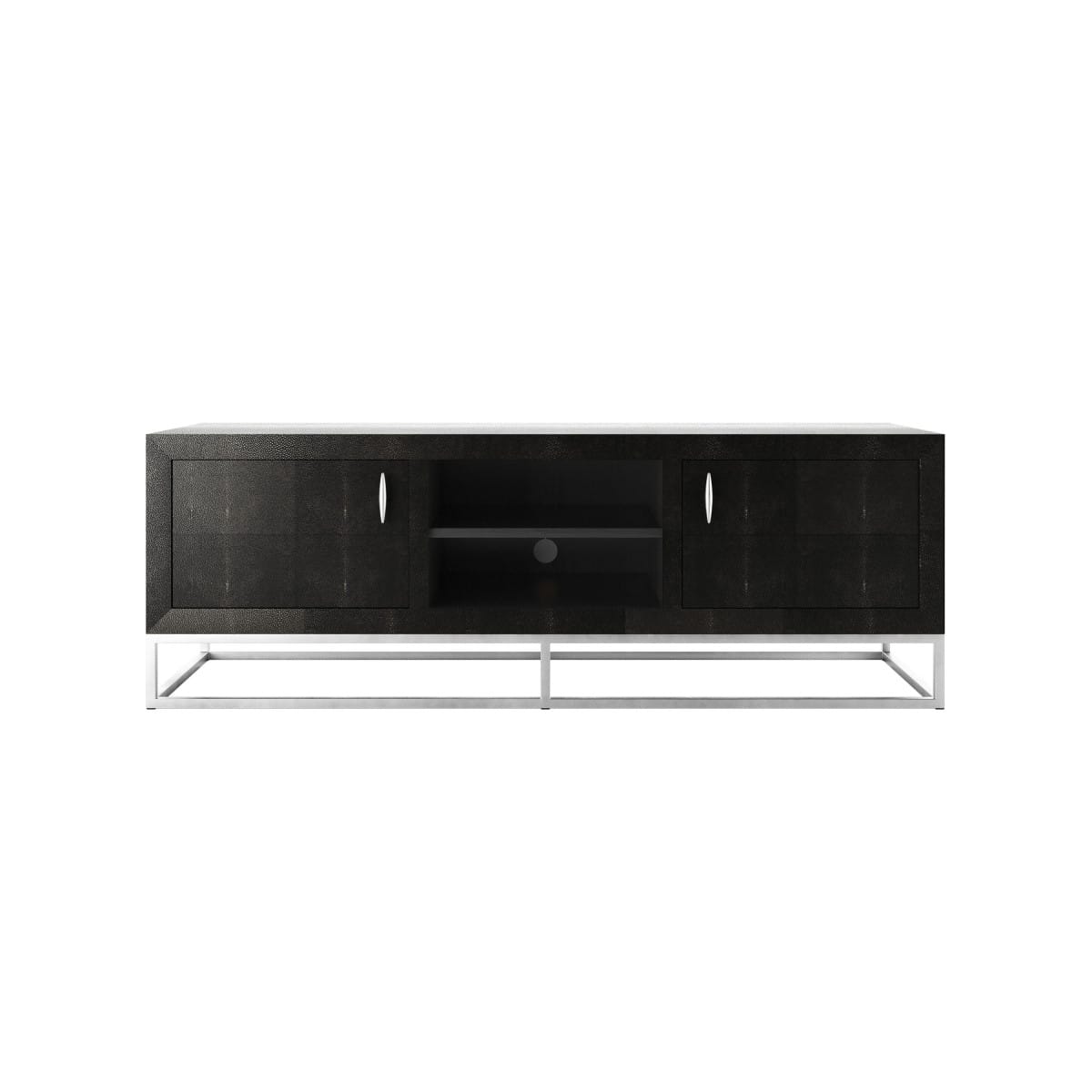 DI Designs Living Hampton TV Unit | Black Shagreen House of Isabella UK